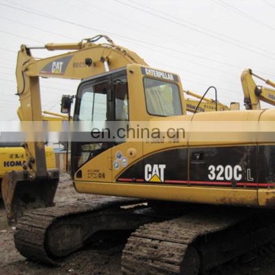 Caterpillar 320CL crawler excavator low price, 20ton Japan CAT 320 crawler digger in Shanghai