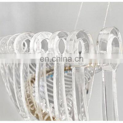 Gold Bed Room Chandelier Lamp Luxury Shape LED Pendant Lighting photo-4