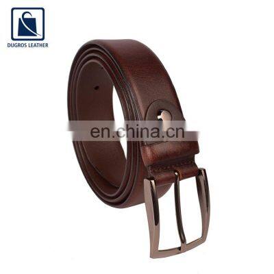 Stylish and Elegant Look Matching Stitching Fashion Style Luxury Men Genuine Leather Belt for Wholesale Purchase