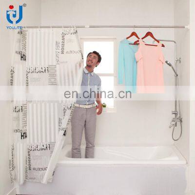 Hot Sale Straight Telescopic Adjustable Shower Curtain Rod photo-2