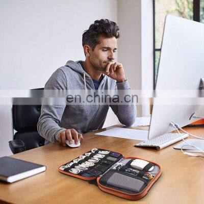 Cable Gadget Organizer Storage Bag Pouch Portable Electronic Accessories Case For Cord Charger Hard Drive Earphone USB SD Card photo-3