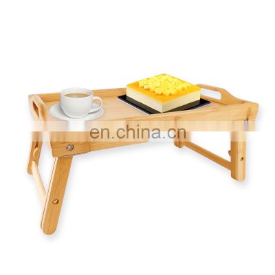 Bamboo Bed Tray For Eating Breakfast Trays For Bed Serving Trays With Handles Food