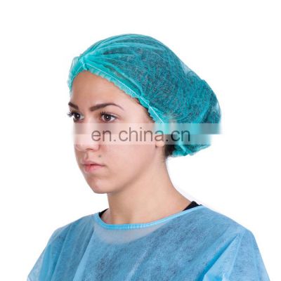 Disposable Non Woven Dust-Proof 21 Inch Hair Net Cap for Fast Food Restaurants