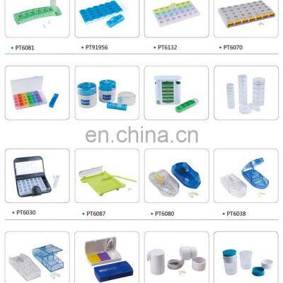 Hot Sell Large Compartment Weekly Pill Box Cases 7 Days Pill Box Organizer With Spring Open photo-5