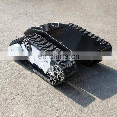 RTK Rubber Wheeled Chassis Undercarriage Machinery Robot Chassis Platform