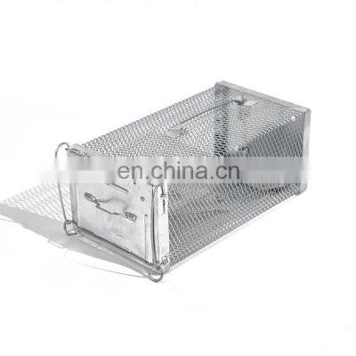 Custom Design Galvanized Iron Humane Live Catching Rat Trap Cage Wire Double Mice Trap