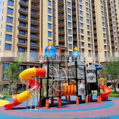 Kids playground houses outdoor swing set for preschool playground equipment