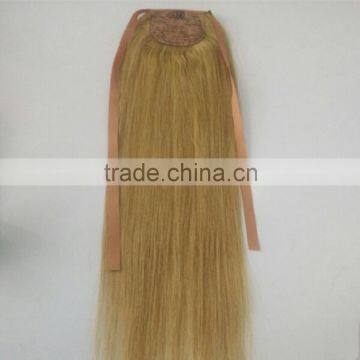 Remy Human Hair Drawstring Ponytail Hair Extension for Black Women photo-5