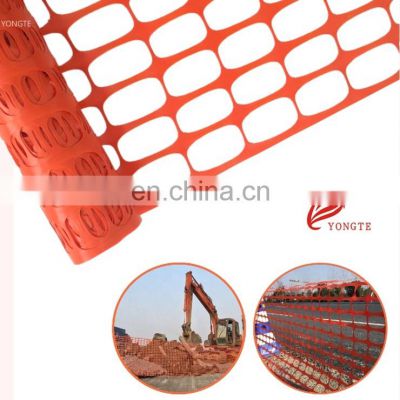 Factory supply temporary fencing orange safety barrier plastic mesh for crowd control barrier