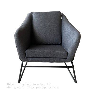 Upholstered Sofa Chair Metal Frame DS-05