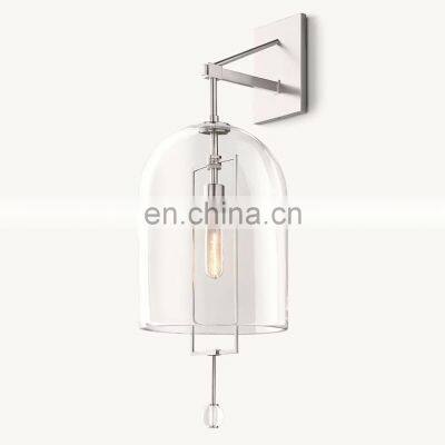 Custom Luxury Blown Glass Wall Lamp FULCRUM SCONCE for Villa Living Room photo-4