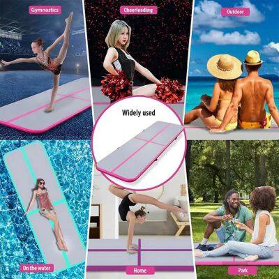 Air Track Inflatable Gymnastics Tumbling Mat 16.4Feet With Air Pump photo-4