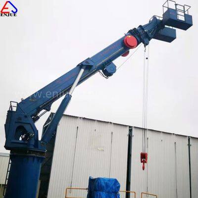Electric Hydraulic Marine Jib Crane Telescopic Knuckle Boom Telescopic Jib Cranes Hydraulic Marine Deck Crane Telescopic photo-5