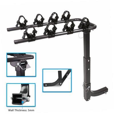 Hot Sale 4-Bike Capacity Hitch Mounted Bicycle Carrier for Cars Trucks SUVs Minivans With 1.5