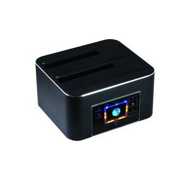 Dual-bay Dual Bay Docking Station Hdd With Clone and Erase