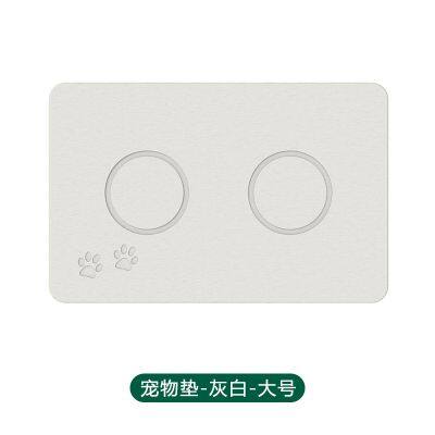 Stone Pet Food Feeding Mat Water Absorbing Diatomite Mats for Pets photo-4
