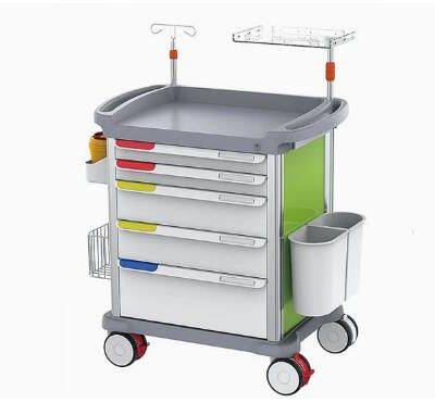 Medizinischer Wagen, Mehrzweck-Krankenhauswagen aus ABS, professionelles Material, Krankenhausbehandlungswagen
