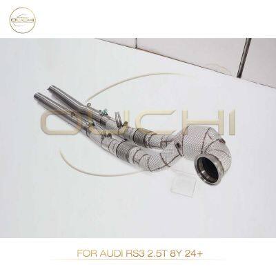 Exhaust Downpipe for Audi A4L A5 B8/A8 D5/Q7/Q8/RS3 8Y Stainless Steel Performance Upgrade Increase High-performance Auto Parts photo-5