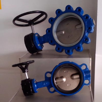 DN50-DN600 10K 5K PN16 150LB Cast Iron GG25 GGG50 Ductile Iron Wafer Type Butterfly Valve Handle Wafer Butterfly Valve photo-5