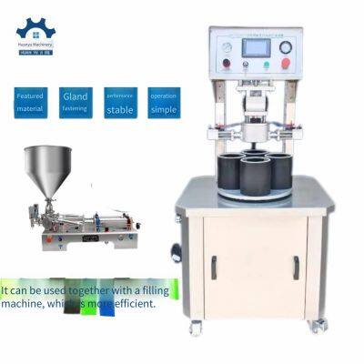 Huanyu Four-station Vacuum Sealer, Screw Capping Machine for Glass Bottles and Jars of Pickles, Grandma's Vegetables, Olive Vegetables and Prepared Dishes photo-2