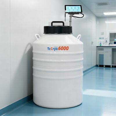 Seychelles Cryobank 6000 Stem Cell Liquid Nitrogen Tank 175L TcCryo Nitrogen Tanks