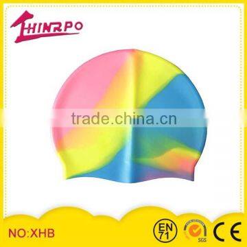 Customized silicone swimming cap with personalized logo