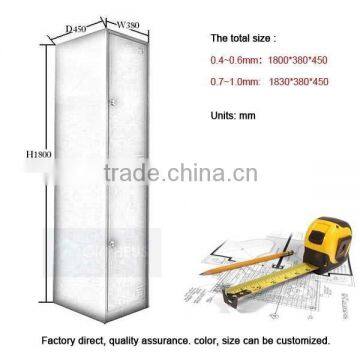 Cheap Time-proof KD 2 Doors Storage Locker, Metal Golf Locker,school Double Tier Steel Locker photo-5