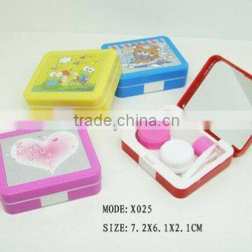 hot selling contact lens cleaning case, contact lens cleaning case,3d cute contact lens case