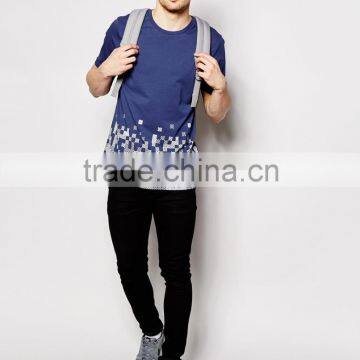 T-Shirt With Aztec Hem Print And Relaxed Fit photo-4