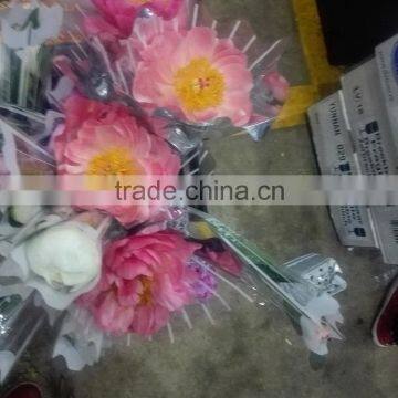 Fresh cut best selling peony flower bunches