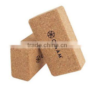 100% natural cork yoga block brick