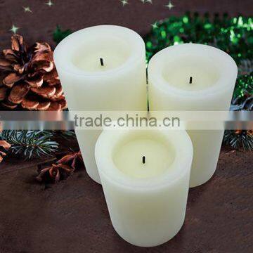 White Color and Flameless Feature Candle Wax