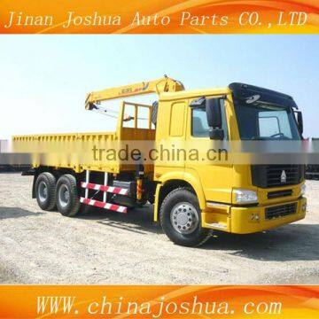 2014 HOWO 6x4 truck with XCMG crane 8 tons