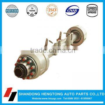 New style cheap price American type trailer axle assembly