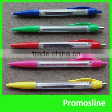 Promotional cheap advertise print pen logo