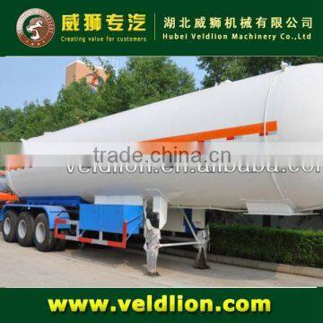 50000L Ellipsoid Head Lpg Tank Trailer
