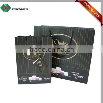 Custom Luxury Logo Kraft Paper Cement Bag With Handles photo-5