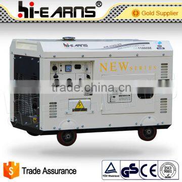 7.5KW 8KW silent 110-240V air cooled diesel generator lower price