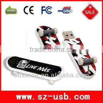 wholesale 100% eco-friendly Skateboard usb 2.0 with own logo