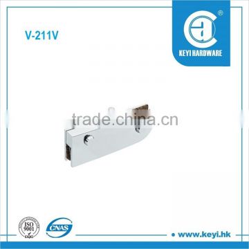 V-211V sliding glass door hinge clamp,Stainless steel patch fitting for frameless glass door