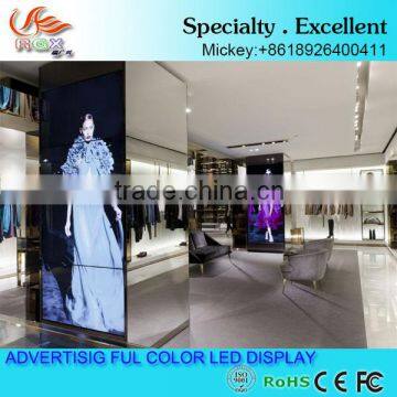 OEM LED Retailing window advertising displays small pixel pitches