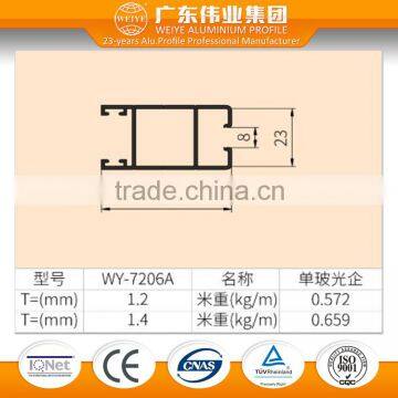 China manufacturer aluminium extrusion profile and building material for sliding window with customized color finish