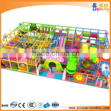 Candy theme amusement park equipment indoor soft play with slide