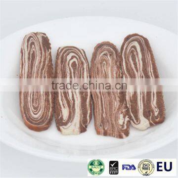 dog food factory direct supply chicken/duck/beef bacon slice dry pet snack