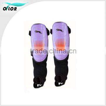 Elastic custom pp football shin pad with elastic strap