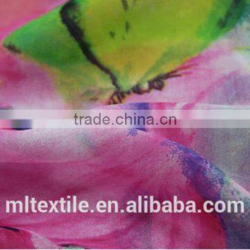 Wholesale 100% Printed Silk Chiffon Fabric For Garment photo-5