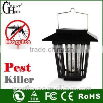 Eco-friendly feature and Repellent mosquito control solar powered electric mosquito repellent with LED light GH-327