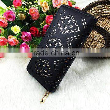 High Quality Wholesale New Fashion Black PU Embossed Women Wallet Famous Designer Brand Wallet photo-6