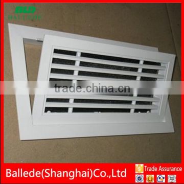 HVAC system adjustable aluminum return air grille