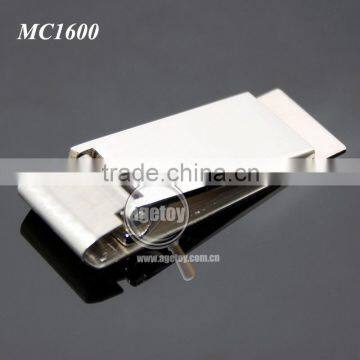 Rectangle Zinc Alloy Cash Clip Slim Pocket Purse Cash Holder Organizer Promotional Blank Stainless Steel Metal Craft Money Clip photo-5